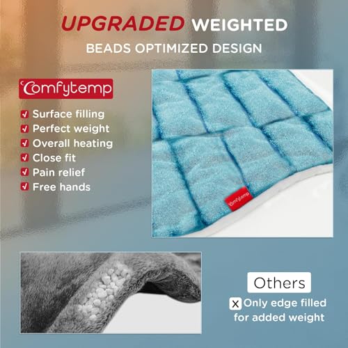Weighted Electric Heating Pad for Neck, Shoulders and Back - 22"x33"