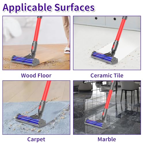 Direct Drive Vacuum Brush Head for Cordless Stick Vacuums
