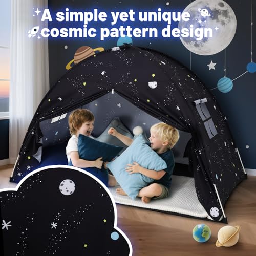 Large Kids Teepee Play Tent - Indoor Dome Playhouse for Boys and Girls