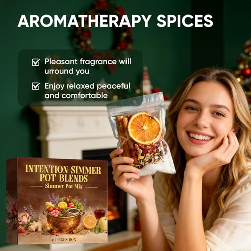 Natural Simmer Pot Potpourri Mix - Dried Fruit, Herbs & Spice Home Fragrance
