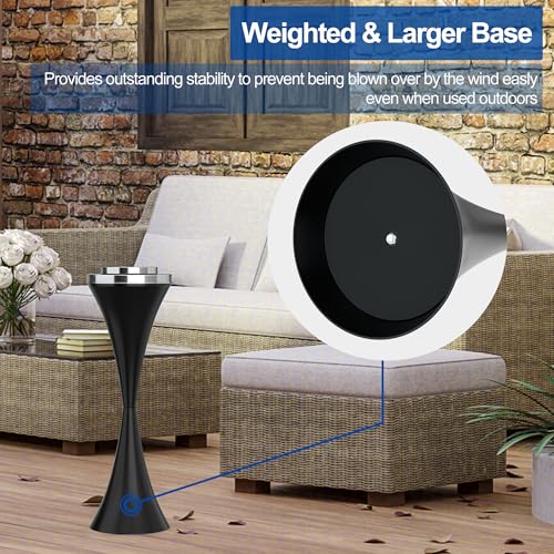 Stainless Steel Floor Standing Ashtray with Detachable Cigar Container