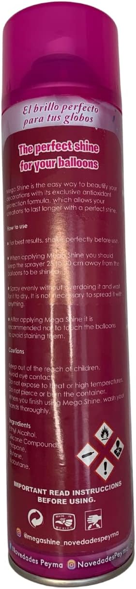 Peyma Mega Shine Balloon Polisher - No Towels or Gloves Needed | 570 ml for Effortless Shine
