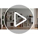 Farmhouse Hall Tree with Shoe Storage Bench and Sliding Barn Door Cabinet