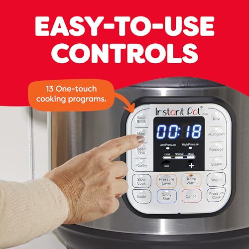 7-in-1 Electric Pressure Cooker & Multi-Cooker, Stainless Steel, 6 Quart