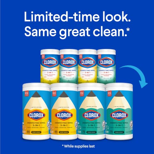 Clorox Disinfecting Wipes Variety Pack, 75 Count, 4-Pack