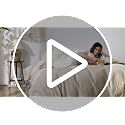 Boho Tufted Queen Duvet Cover Set - 3-Piece White Bedding with Shams