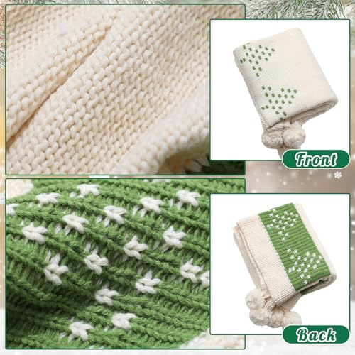 Xmas Tree Christmas Throw Blanket 50x60 Soft Knit Holiday Couch Blanket