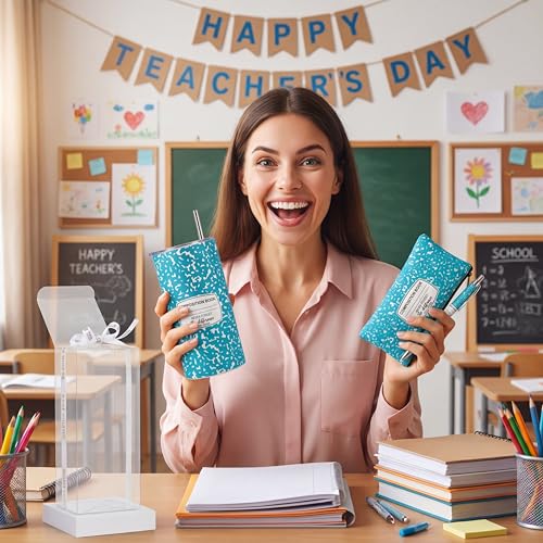Sieral Light Blue Back to School Teacher Gift Set with Insulated Tumbler & Accessories