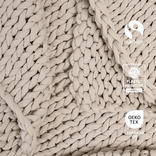 15 lbs Weighted Blanket (40"x72") - Eco-Friendly Heavy Throw