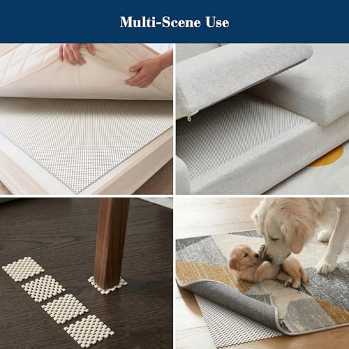 Veken Non-Slip Rug Gripper Pad for Hardwood and Tile Floors - 2x3 Ft