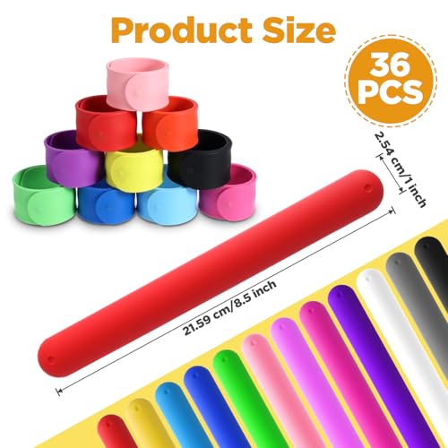 Silicone Wrapping Paper Roll Holder Clips 36 Pcs Steel-Reinforced Snap Bands