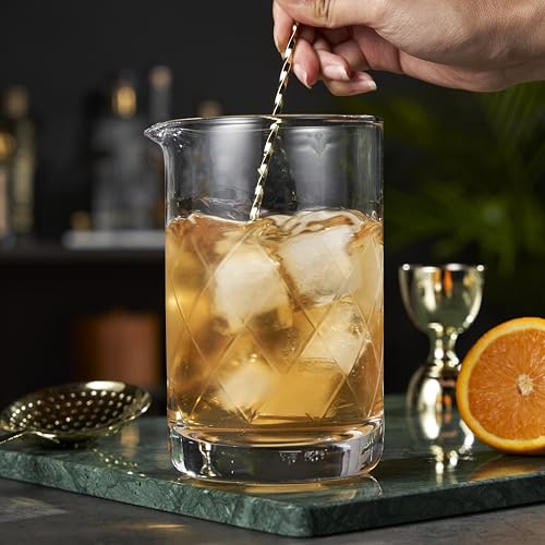 26 oz Lead-Free Crystal Cocktail Mixing Glass for Home Bar Mixology