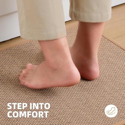20x32-Inch Washable Kitchen Rug, Non-Slip Absorbent Chenille Floor Mat