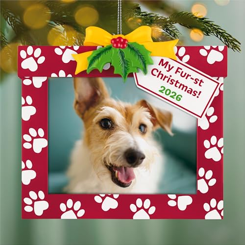 Hallmark Keepsake 2026 My Fur-st Christmas Photo Frame Ornament