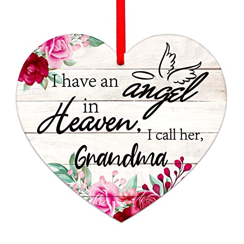 Memorial Ornament for Grandma - Angel in Heaven Keepsake, Christmas Gift