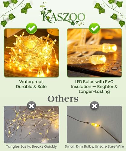 84Ft Artificial Ivy Garland with 80 LED String Lights and Remote Control