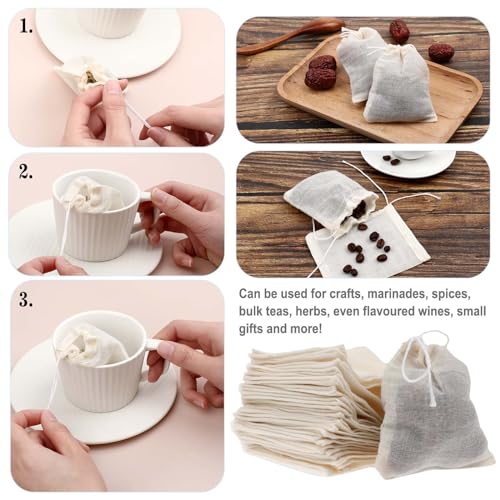 30pcs Small Organza Drawstring Bags, 8x10cm Mesh Pouches for Sachets