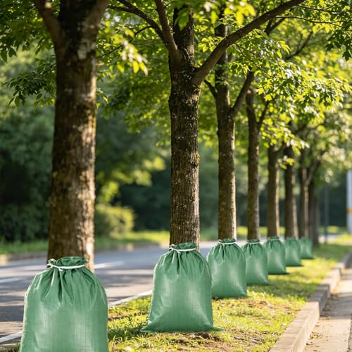 13 Gallon Slow Release Tree Watering Bags for New Trees & Shrubs (4-Pack)