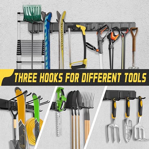 Garage Wall Organizer 48-Inch Heavy Duty Tool Storage Rack 675 Lbs