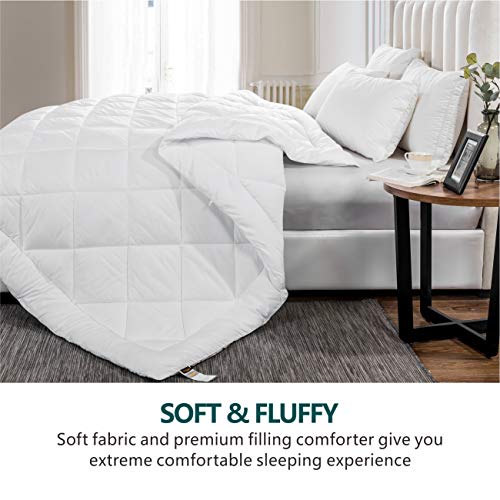 King Size Down Alternative Comforter & Duvet Insert with Corner Tabs