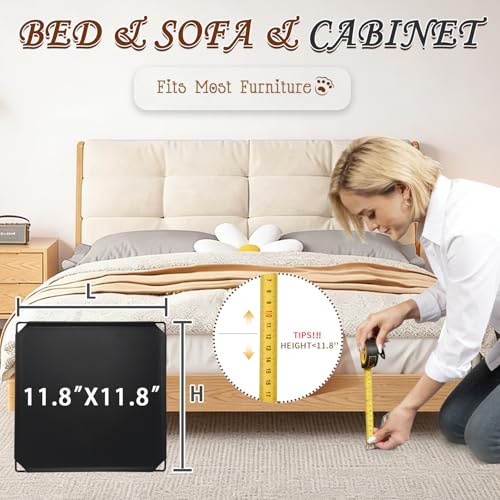Under Bed Blocker for Pets - 11.8-Inch Tall Furniture Gap Guard