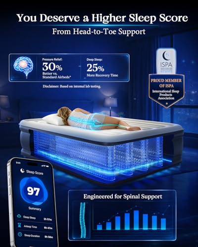 Queen Air Mattress with Built-in Pump - 18" Raised Inflatable Bed