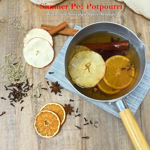 Natural Stovetop Simmer Pot Potpourri Kit with Dried Fruit and Spices