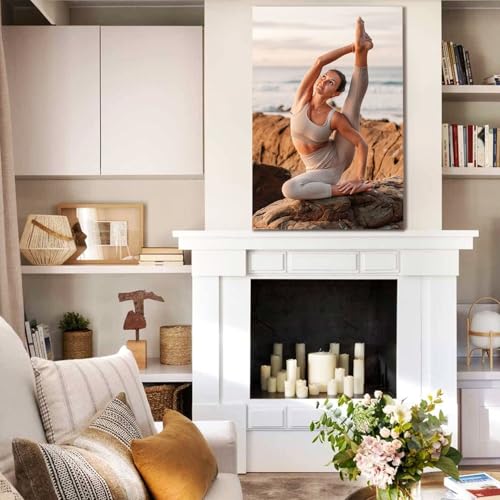JIMUJIA Custom Canvas Art Print 24" x 36" Personalized Photo Wall Decor