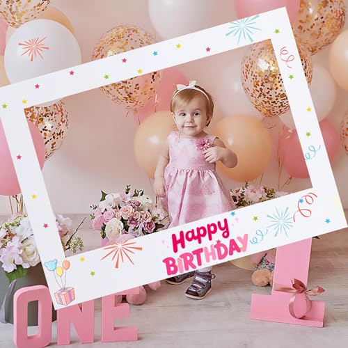 32 x 24 Inch DIY Photo Booth Frame Prop for Party Decorations