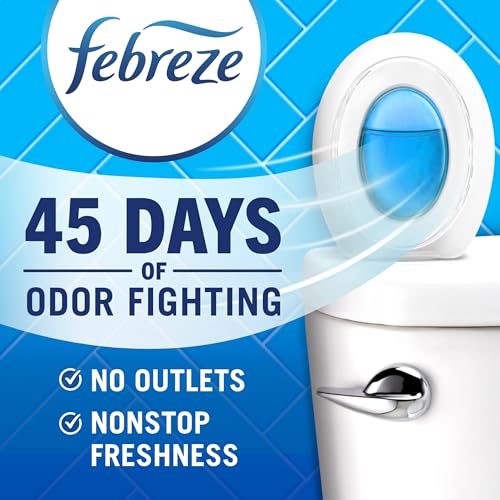 Febreze Bathroom Air Freshener Odor-Fighting Linen & Sky 4 Count