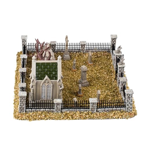 Haunted Souls Graveyard 14-Piece Miniature Village Table Accent Set