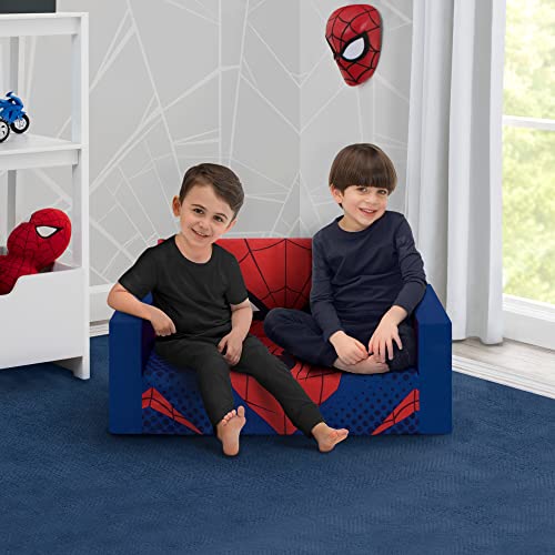 Convertible Flip-Out Sofa and Lounger for Kids, Stain-Resistant Foam