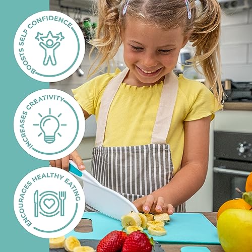 Kids Safe Cooking Knife Set - 3 Piece Toddler Kitchen Tools (Ages 4+)