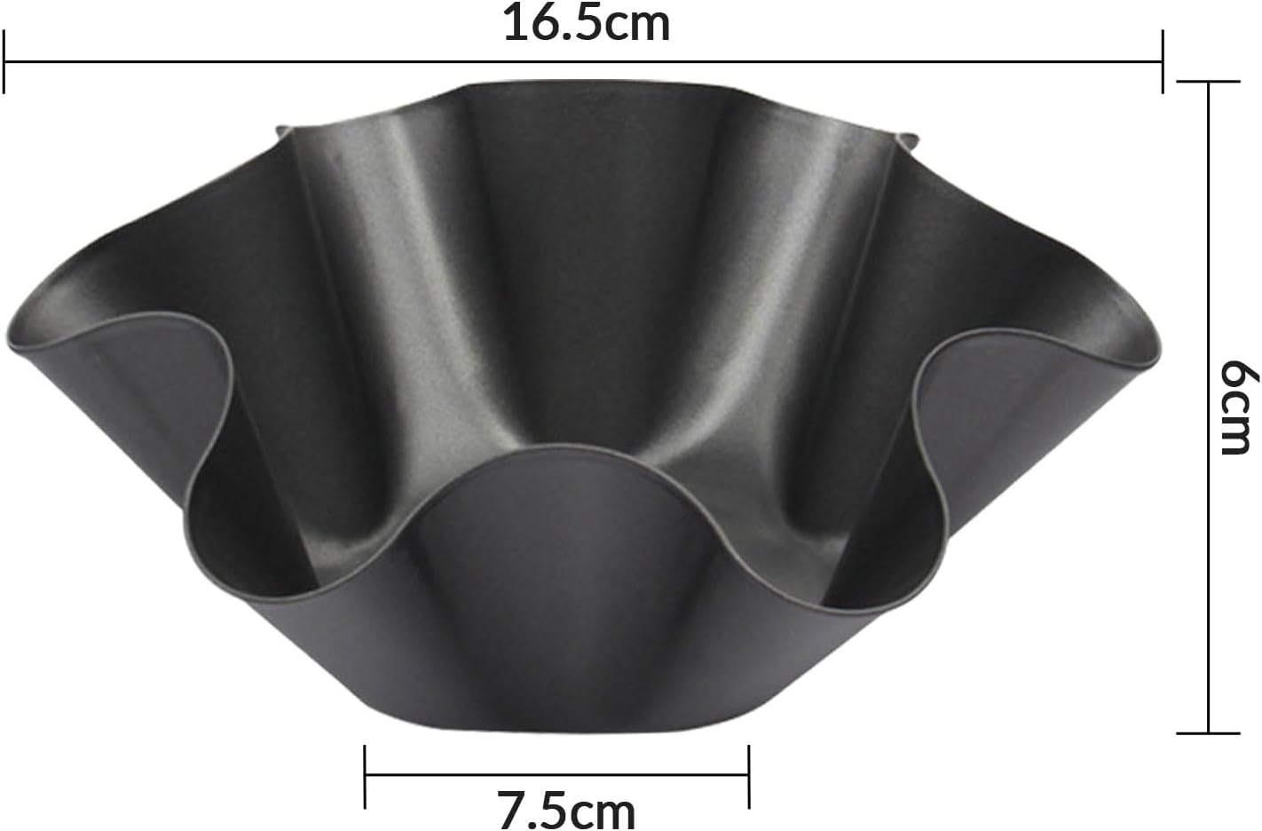 Skiennix Taco Salad Bowl Maker - Nonstick Carbon Steel Tortilla Molds | 6-Inch Tostada Shell Pan