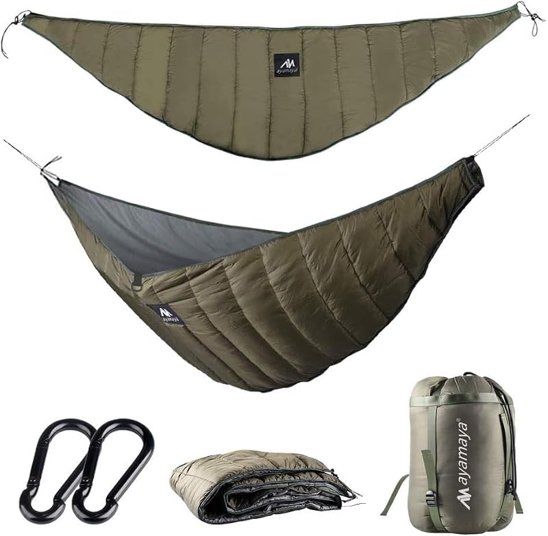 4-Season Hammock Underquilt for Camping & Hiking - Full Length Insulation