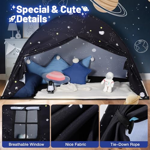 Large Kids Teepee Play Tent - Indoor Dome Playhouse for Boys and Girls