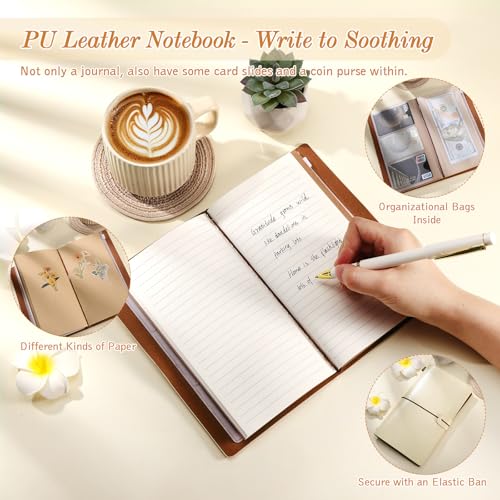 TsunNee Khaki Gift Set - Get Well & Thank You Gift Box for Women, Care Package with Blanket, Mug, Candle & Self-Care Items