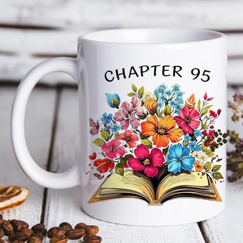 AliCarr 95C 11oz Loved Chapter Birthday Coffee Mug for Women, Gift