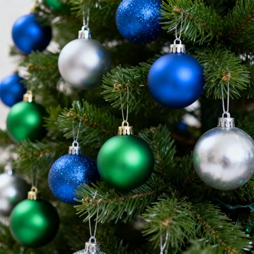 24-Pack Gold Christmas Ball Ornaments - 1.57" Shatterproof Tree Decor