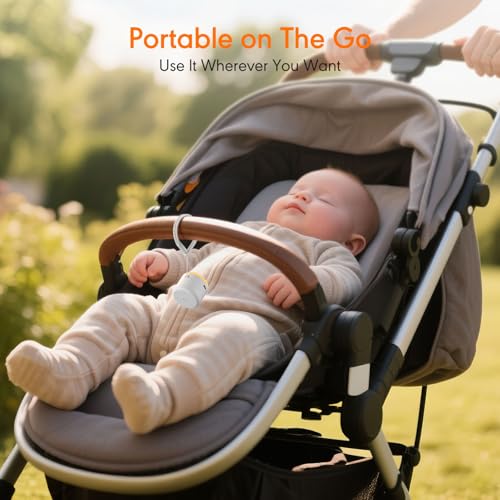 Portable White Noise Machine with Night Light & 18 Soothing Sounds for Sleep