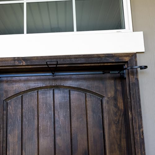 Adjustable Front Door Garland Hanger - Heavy Duty Pressure Mount Holder
