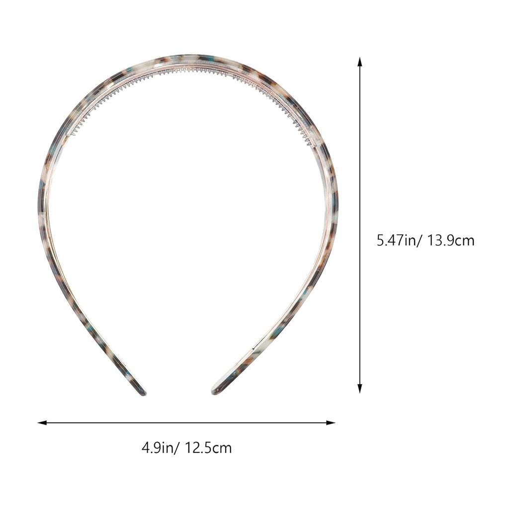 Uonlytech Non-Slip Hairband - Wide Plastic Face Washing Headband for Daily Wear | Green