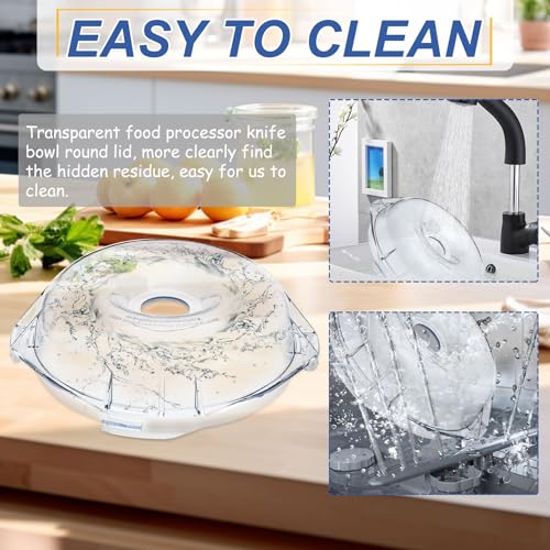106458S Clear Cutter Bowl Lid for Commercial Food Processor