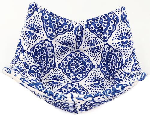 Cotton Microwavable Bowl Cozy - Heat-Resistant Microwave Bowl Holder
