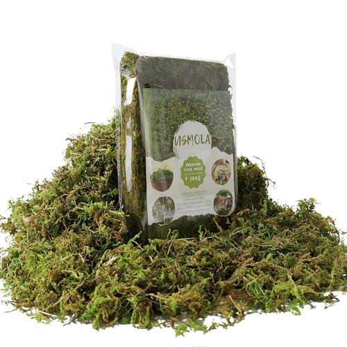 Artificial Green Moss for Potted Plants & DIY Crafts - 4 oz Faux Moss