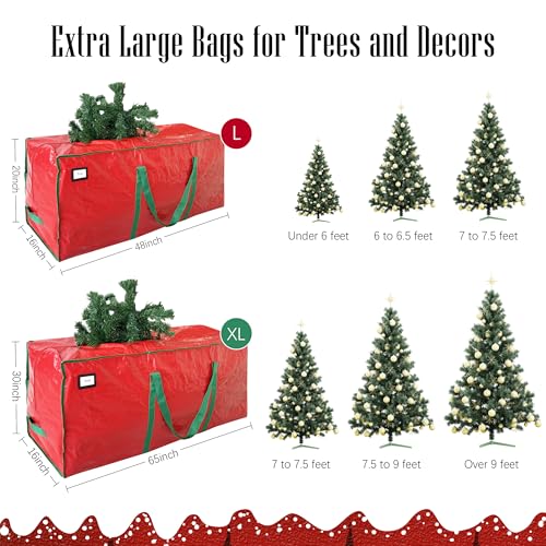 Extra Large Christmas Tree Storage Bag for 7.5 Ft Trees