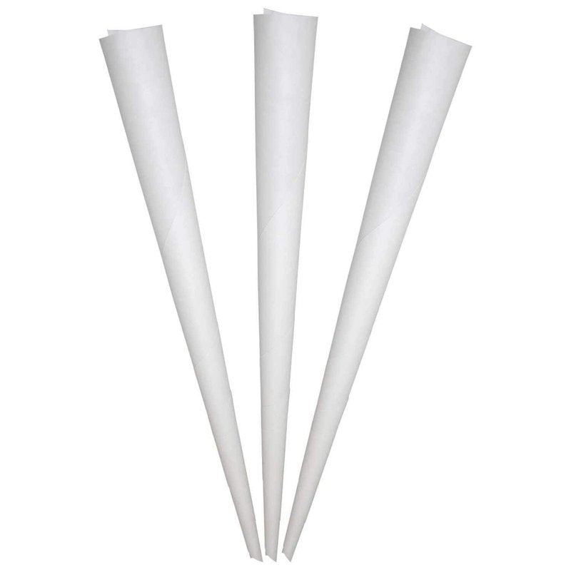 Perfect Stix White Paper Cotton Candy Cones, 1000 Count