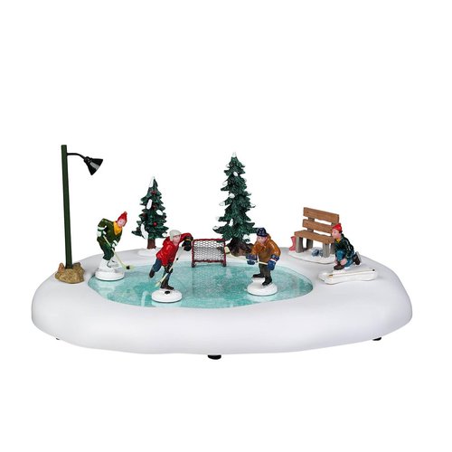 Lemax After School Hockey Match, Battery Operated (4.5V) #94017
