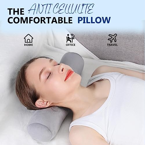 Cervical Neck Roll Pillow - Cotton Bolster for Support & Comfort