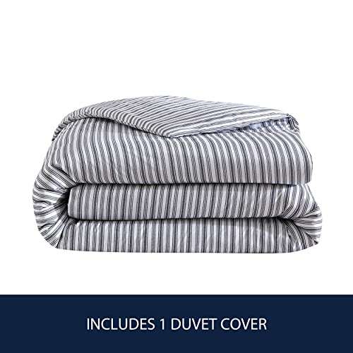 Queen Duvet Cover - 100% Cotton Reversible Bedding with Button Closure